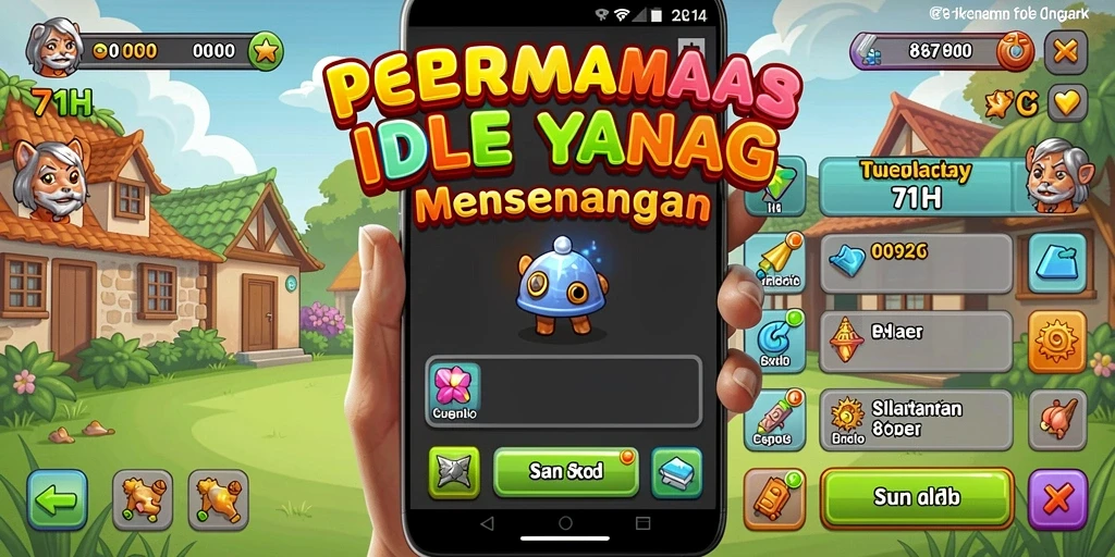 Tangkapan layar gameplay menarik dari 71H yang menunjukkan elemen Idle.
