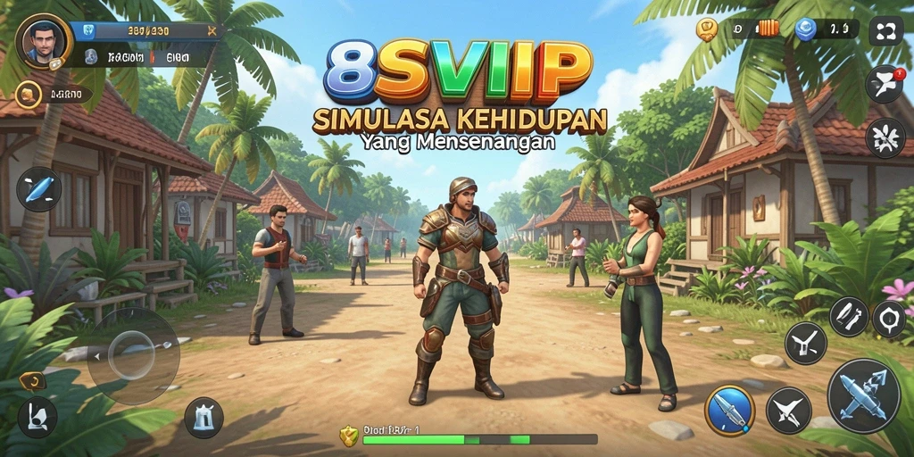 Tampilan gameplay <strong>8SVIP</strong> yang menarik dalam simulasi kehidupan.