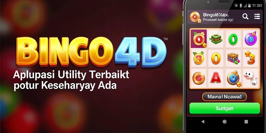 Tampilan utama BINGO4D dengan berbagai fitur Utility yang intuitif.