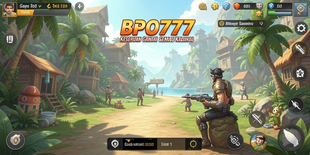 Tampilan menarik dari gameplay BPO777 yang menyenangkan.