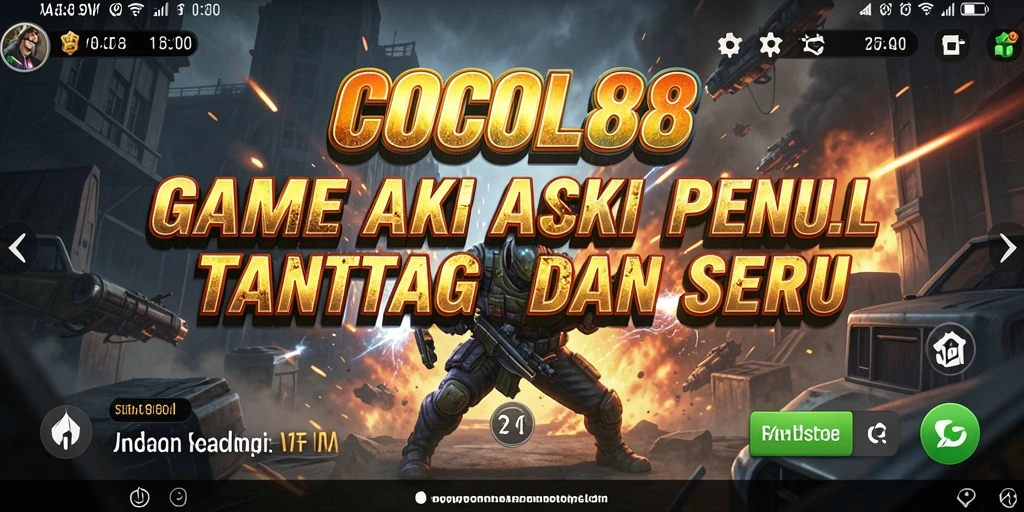 Screenshot menampilkan aksi seru dalam game COCOL88.