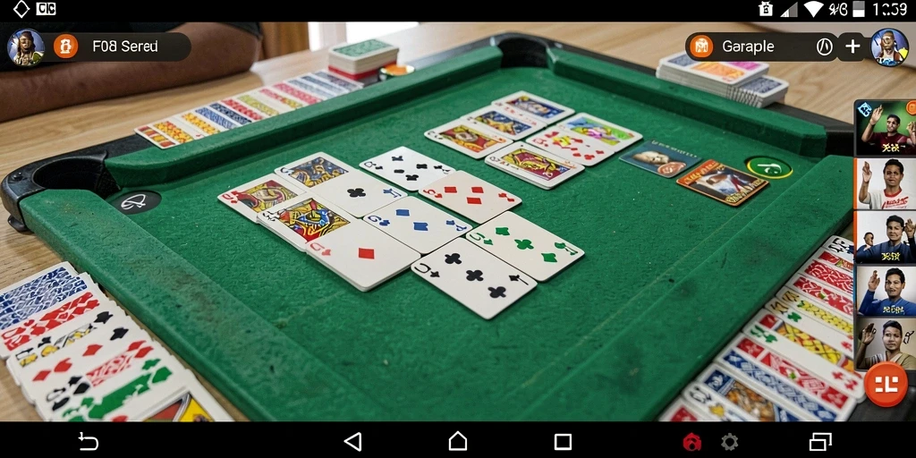 Gameplay seru dari F08 yang menampilkan permainan Gaple.