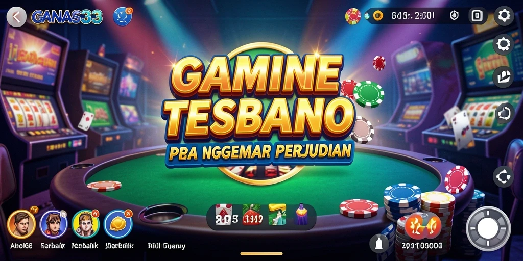 Screenshot gameplay GANAS33 menunjukkan suasana Kasino yang menyenangkan dan interaktif.