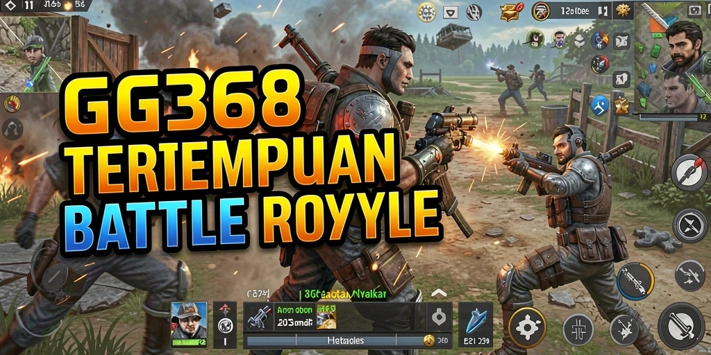 Gameplay GG368 yang seru dalam mode Battle Royale.