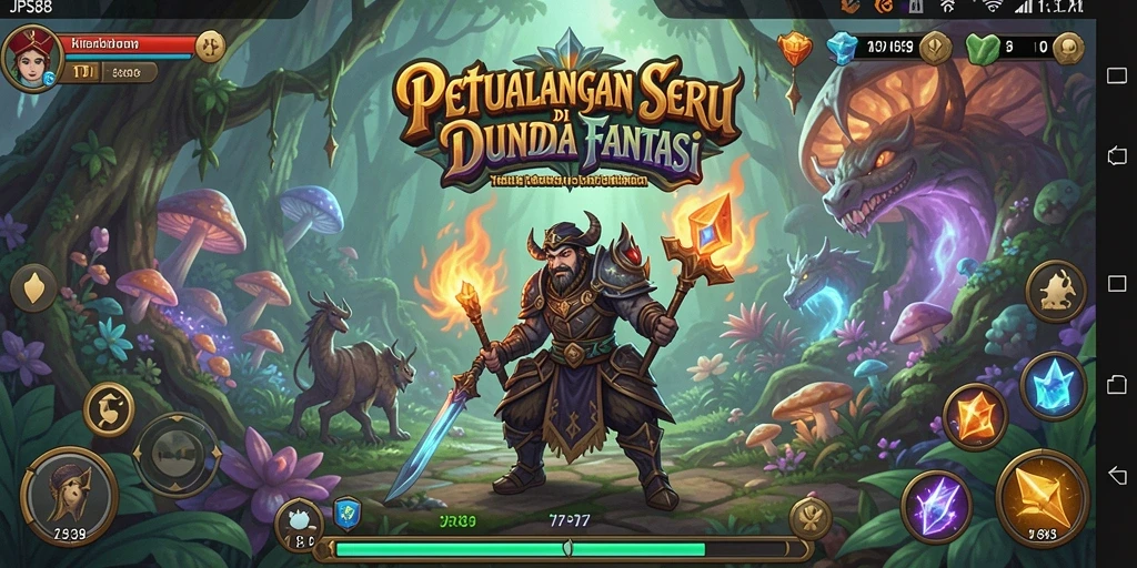 Tampilan screenshot utama JPS88 menampilkan aksi petualangan yang seru.
