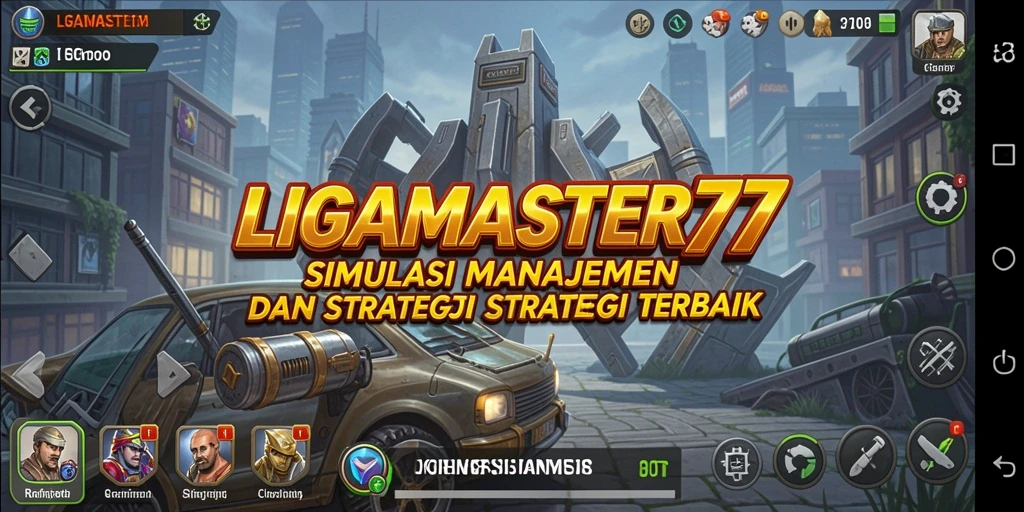 Tampilan gameplay LIGAMASTER77 yang menarik dan interaktif.