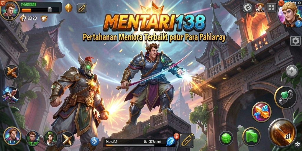 Tampilan menarik MENTARI138 saat bermain Tower Defense.