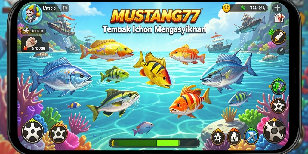 Screenshot gameplay Tembak Ikan yang seru dan menegangkan.