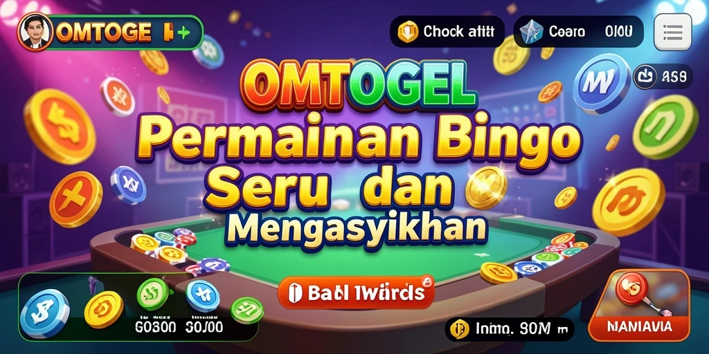 Tampilan gameplay Bingo yang seru dan interaktif di OMTOGEL.