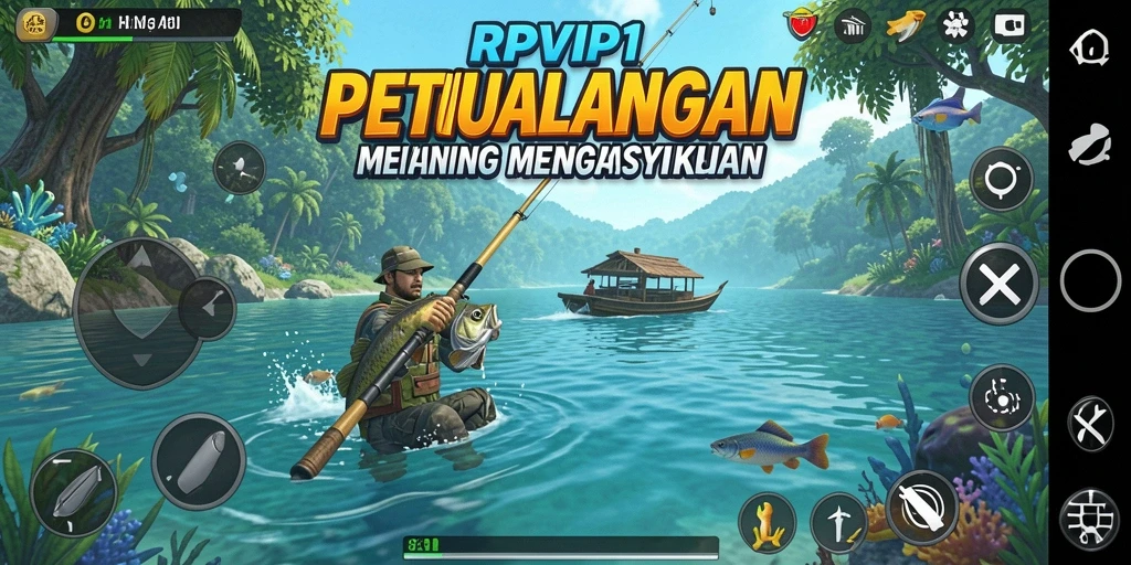 Tampilan menakjubkan gameplay memancing di RPVIP1.