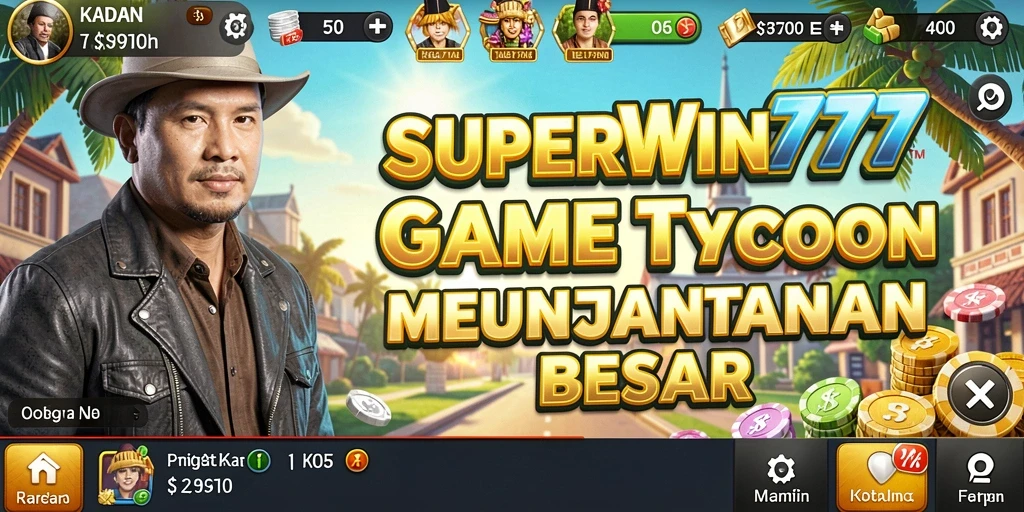 Screenshot game SUPERWIN777 menampilkan dinamika permainan Tycoon.