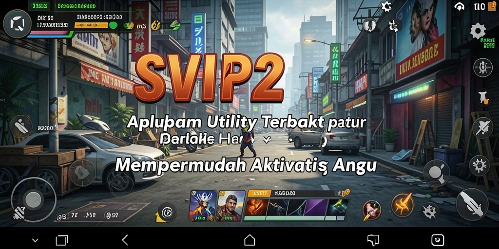 Screenshot menampilkan antarmuka pengguna dari aplikasi Utility SVIP2.