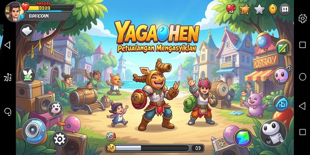 Tangkapan layar gameplay YAGAOHEN yang seru dan menegangkan.