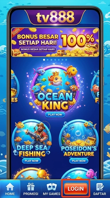 Aplikasi tv888 di perangkat Android yang menunjukkan kecepatan unduh.